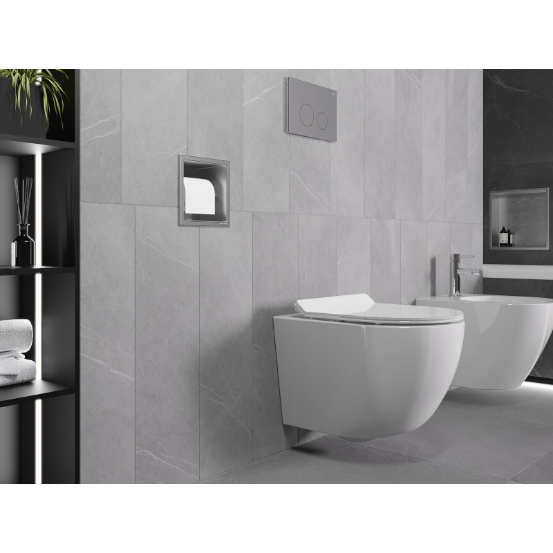 Mexen X-Wall-P support de papier toilette, inox - 1913