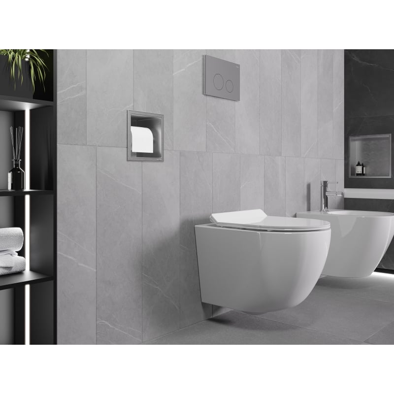 Mexen X-Wall-P Toilettenpapierhalter, Inox - 1913