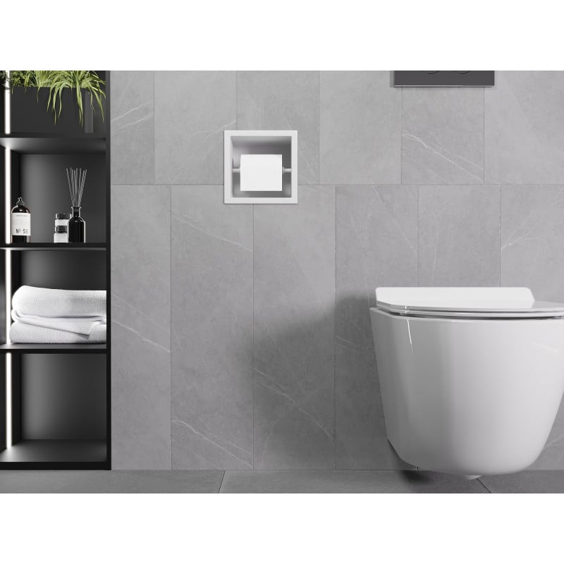 Mexen X-Wall-P toilet paper holder, white - 1923