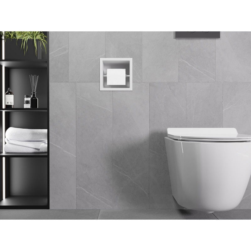 Mexen X-Wall-P toiletrolhouder, wit - 1923