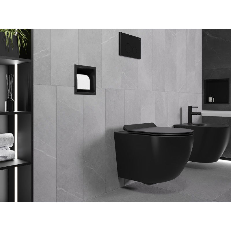 Mexen X-Wall-P support papier toilette, noir - 1973