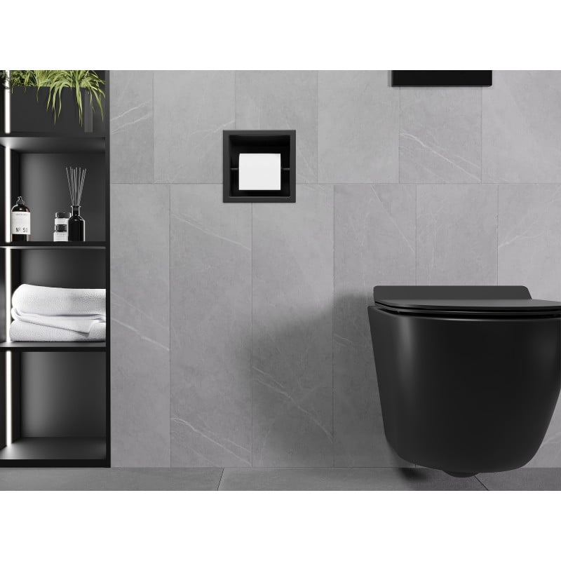 Mexen X-Wall-P Toilettenpapierhalter, schwarz - 1973