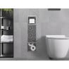 Mexen X-Wall-BP porte-papier toilette avec chargeur, inox - 1914