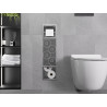 Mexen X-Wall-BP soporte para papel higiénico con almacenamiento, inox - 1914