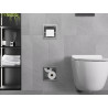 Mexen X-Wall-BP porte-papier toilette avec magasin, inox - 1914