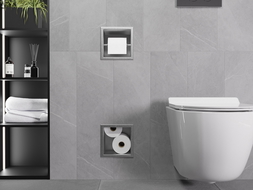 Mexen X-Wall-BP porte-papier toilette avec chargeur, inox - 1914