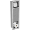 Mexen X-Wall-BP porte-papier toilette avec magasin, inox - 1914