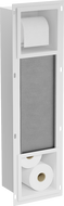 Mexen X-Wall-BP toiletpapierhouder met magazijn, wit - 1924