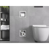 Mexen X-Wall-BP toilet paper holder with magazine rack, white - 1924