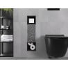Mexen X-Wall-BP Toilettenpapierhalter mit Magazin, schwarz - 1974