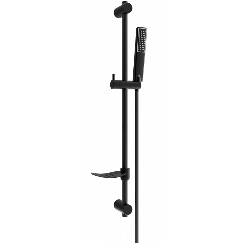 Mexen DF72 sliding shower set, black - 785724582-70