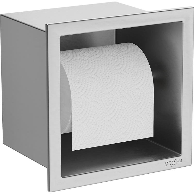Mexen X-Wall-P tualetes papīra turētājs, inox - 1913