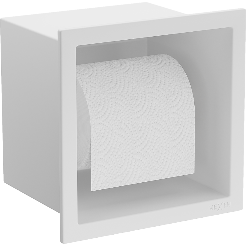 Mexen X-Wall-P soporte para papel higiénico, blanco - 1923