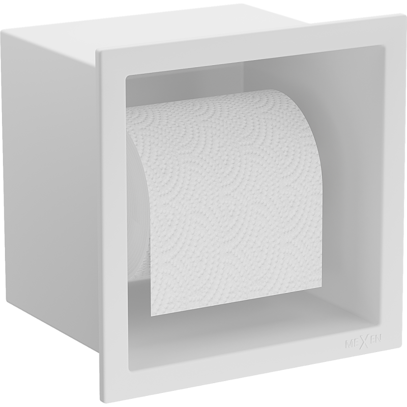 Mexen X-Wall-P supporto per carta igienica, bianco - 1923