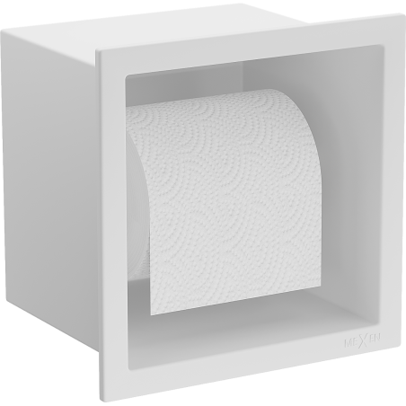 Mexen X-Wall-P toilet paper holder, white - 1923