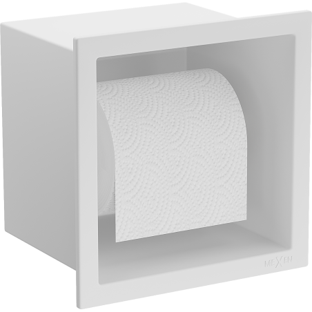 Mexen X-Wall-P toiletrolhouder, wit - 1923