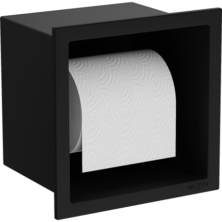 Mexen X-Wall-P tualetes papīra turētājs, melns - 1973