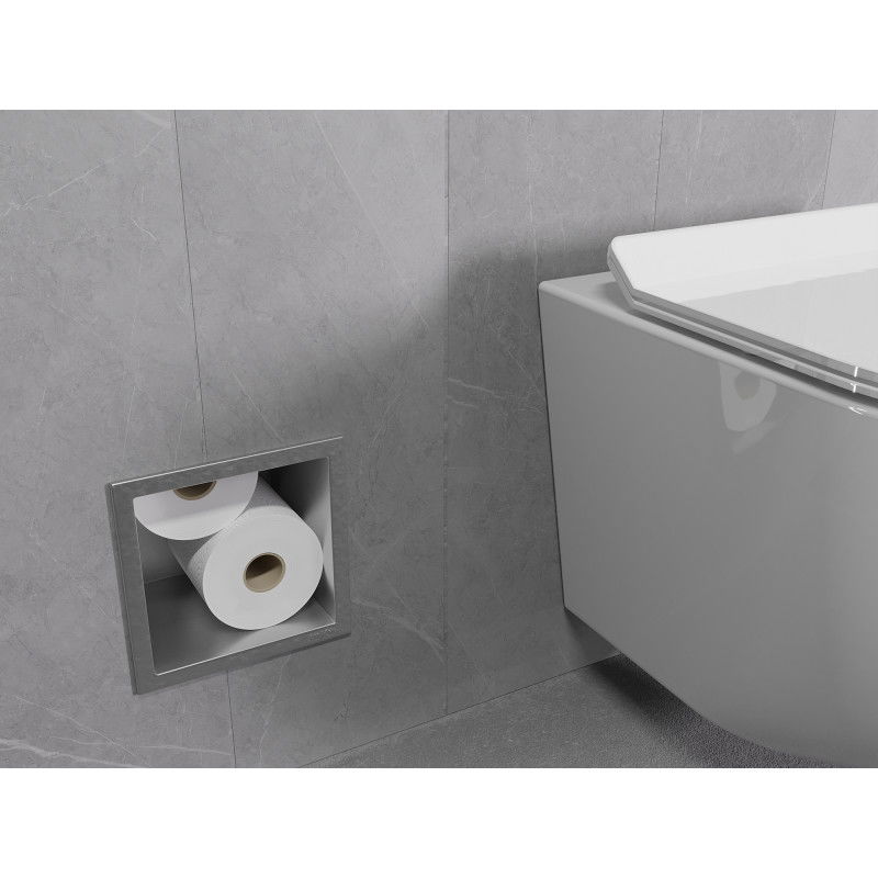 Mexen X-Wall-B distributeur de papier toilette, inox - 1915