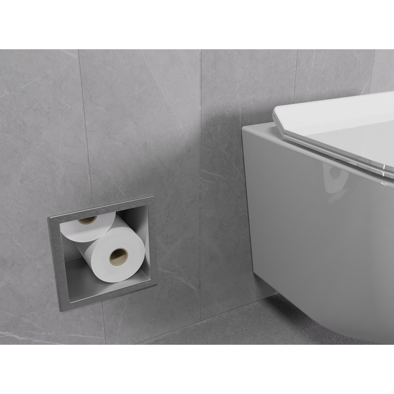 Mexen X-Wall-B Toilettenpapierhalter, Inox - 1915