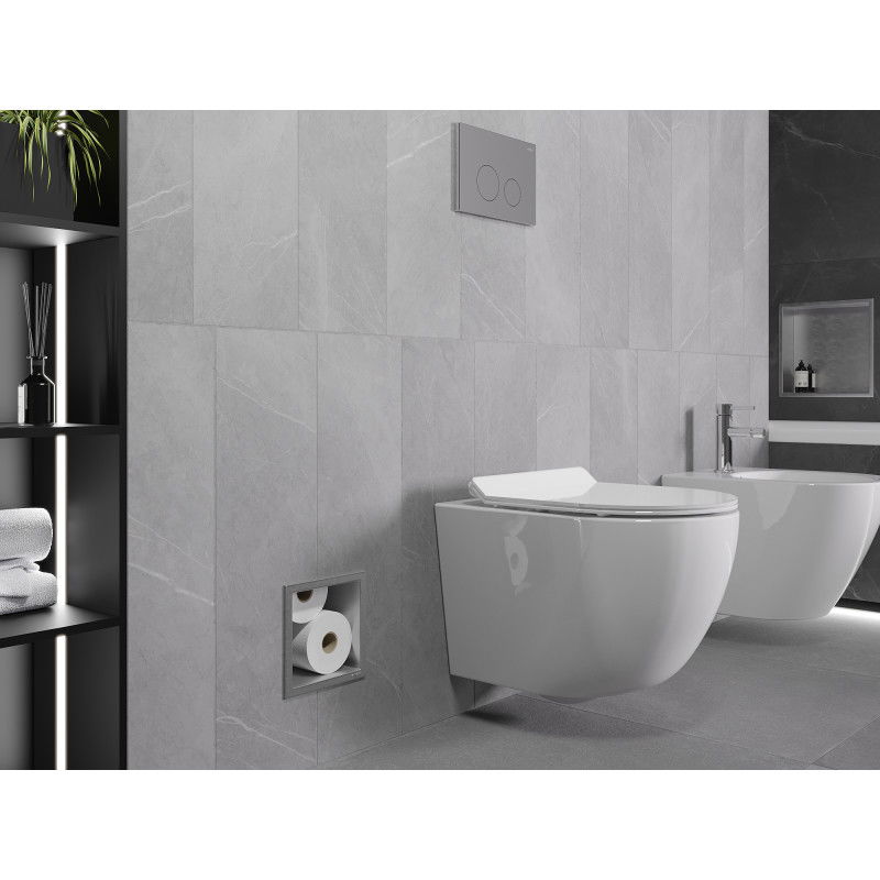 Mexen X-Wall-B distributeur de papier toilette, inox - 1915