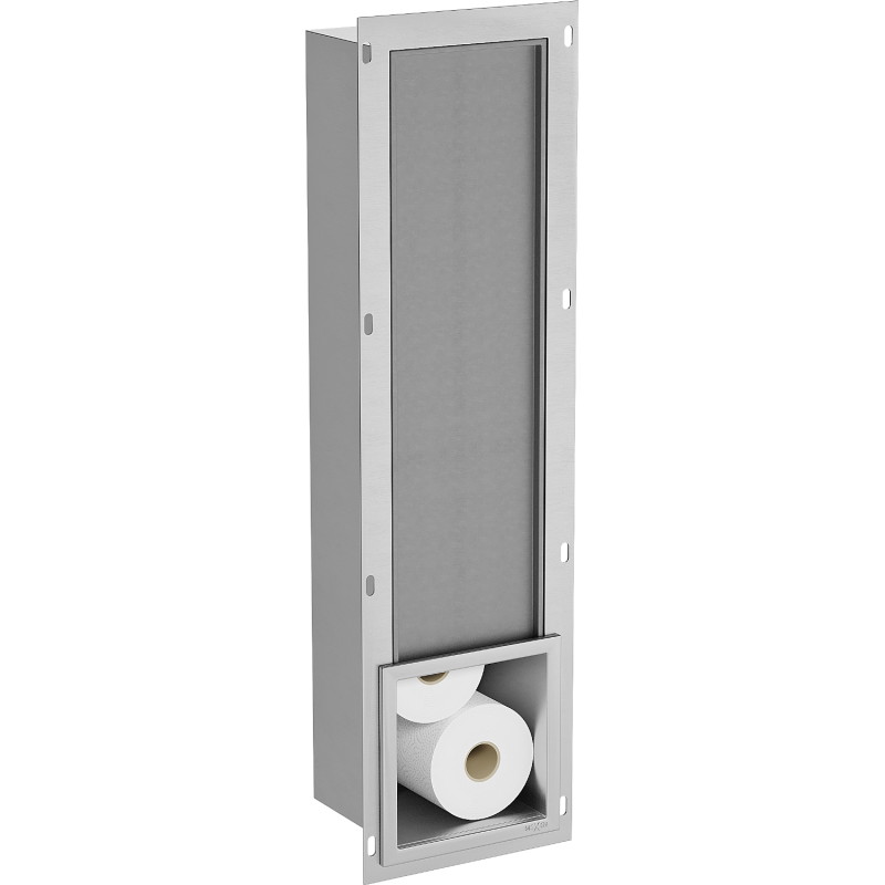 Mexen X-Wall-B revistero para papel higiénico, inox - 1915
