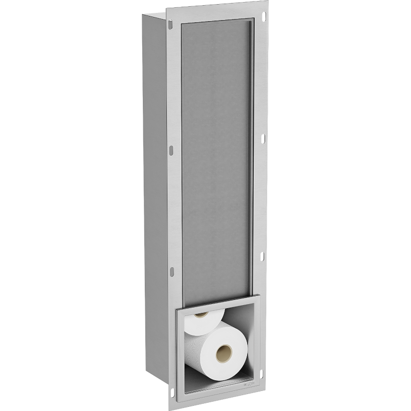 Mexen X-Wall-B suporte para papel higiénico, inox - 1915