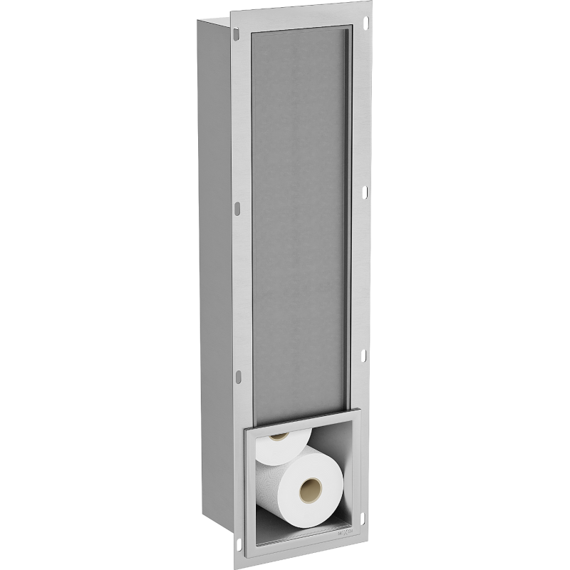 Mexen X-Wall-B toalettpappershållare, inox - 1915