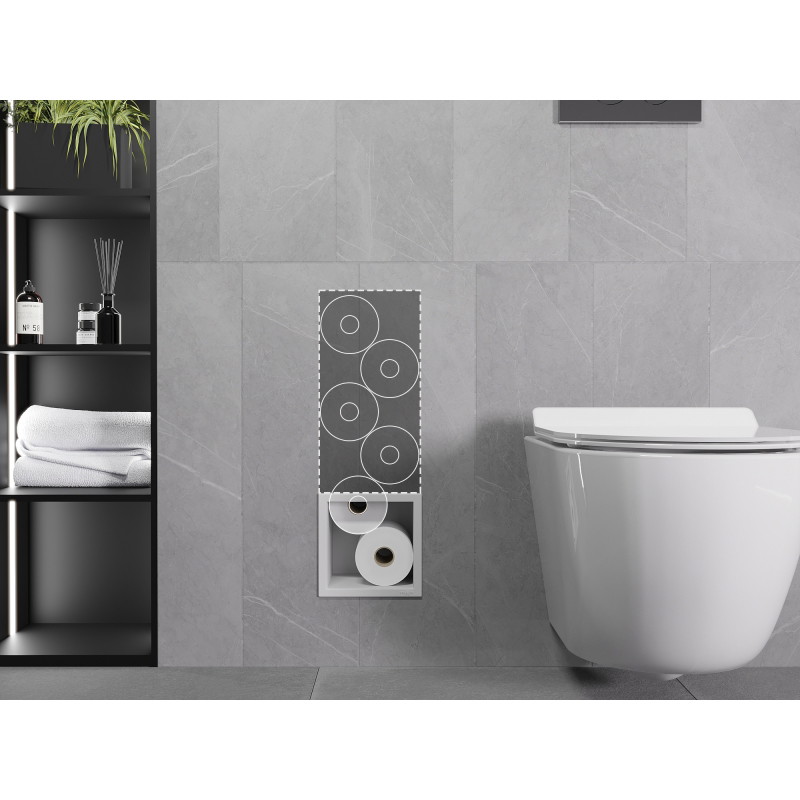 Mexen X-Wall-B toiletpapierhouder, wit - 1925