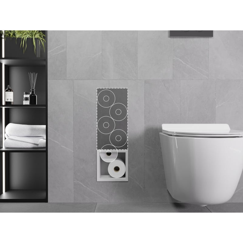 Mexen X-Wall-B toiletrolhouder, wit - 1925