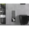 Mexen X-Wall-B porte-papier toilette, noir - 1975