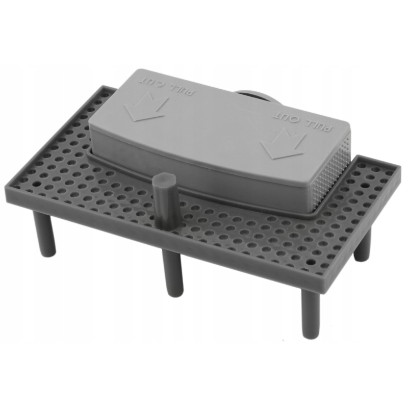 Mexen siphon with filter for linear drain, grey - 1010099