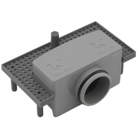 Mexen sifon met filter voor lijnafvoer, grijs - 1010099