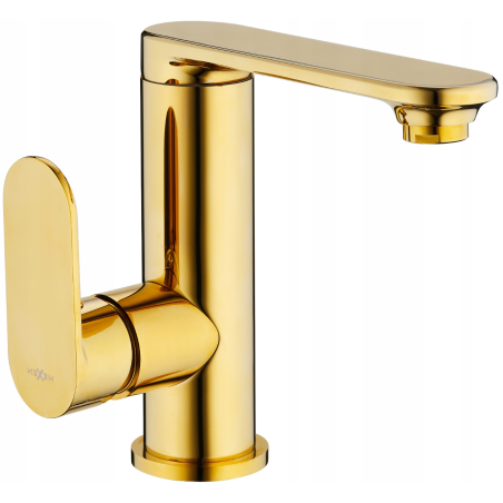 Mexen Milo washbasin faucet side handle, gold - 71305-50