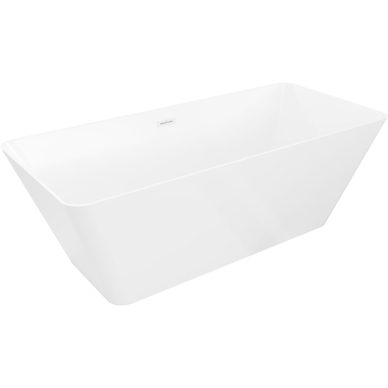 Mexen Velo Slim wanna wolnostojąca 170 x 75 cm, biała, przelew biały - 52811707500-20