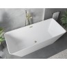 Mexen Velo Slim wanna wolnostojąca 170 x 75 cm, biała, przelew złoty - 52811707500-50