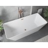 Mexen Velo Slim eraldiseisev vann 170 x 75 cm, valge, harjatud vask- 52811707500-65