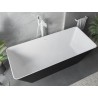 Mexen Velo Slim wanna wolnostojąca 170 x 75 cm, biała/czarna, przelew biały - 52811707575-20