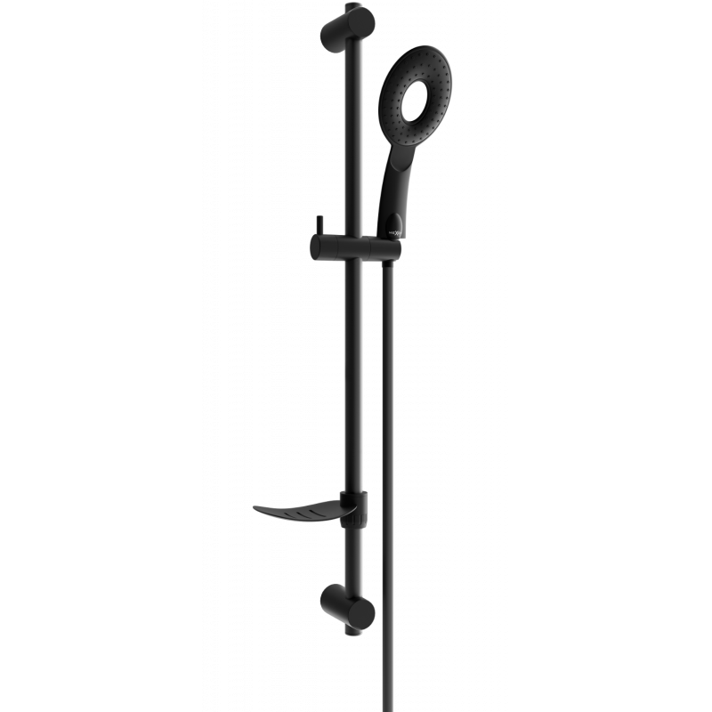 Mexen DF73 sliding shower set, black - 785734582-70