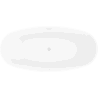 Mexen Olea freestanding bathtub pattern 170 x 80 cm, white, white overflow - 52821708000-20