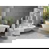 Mexen Olea vrijstaande badkuip patroon 170 x 80 cm, wit, witte overloop - 52821708000-20