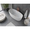 Mexen Olea baignoire autoportante motif 170 x 80 cm, blanc, trop-plein or rose - 52821708000-60