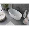 Mexen Olea wanna wolnostojąca wzór 170 x 80 cm, biała, przelew gun metal - 52821708000-95