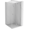 Mexen Mist-F folding shower cabin right 110 x 110 cm, transparent, chrome - 8A6T-110-110-01-00-P