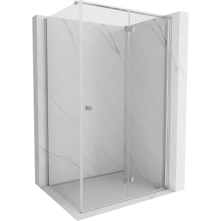 Mexen Mist-F folding shower enclosure right 120 x 110 cm, transparent, chrome - 8A6T-120-110-01-00-P