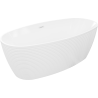 Mexen Lira freestanding bathtub pattern 170 x 80 cm, white, white overflow - 52831708000-20