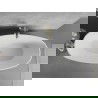 Mexen Lira vrijstaande badkuip ontwerp 170 x 80 cm, wit, overloop goud geborsteld - 52831708000-55