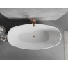 Mexen Lira wanna wolnostojąca wzór 170 x 80 cm, biała, przelew różowe złoto - 52831708000-60