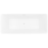 Mexen Nila freistehende geriffelte Badewanne 170 x 75 cm, weiß, Überlauf weiß - 52841708000-20