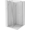 Mexen Mist cabine de douche pentagonale pivotante 80 x 80 cm, transparent, chrome - 8A8-080-080-01-00