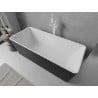 Mexen Nila baignoire autoportante rainurée 170 x 75 cm, blanche/noire, trop-plein blanc - 52841708075-20